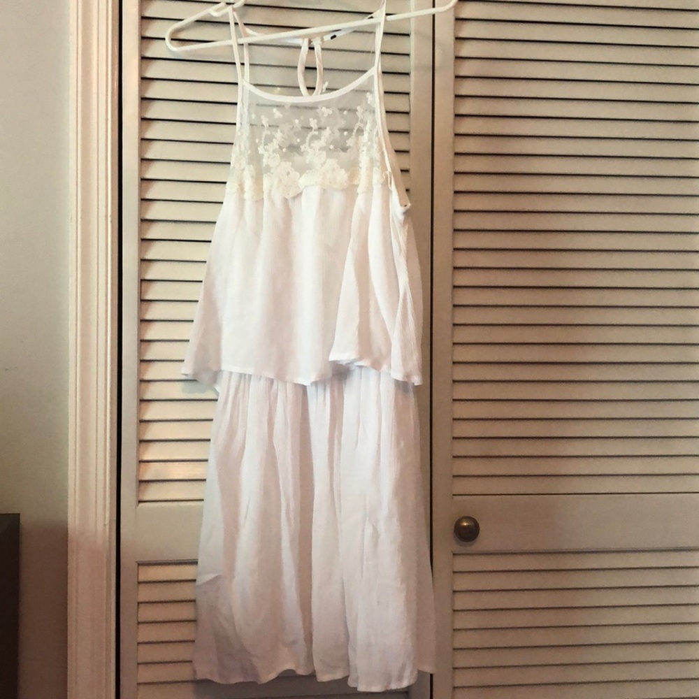 White two layer Dress